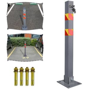 Barrière de parking - Cadenas avec serrures identiques - 755 x 400 x 360 mm  - Alkobel