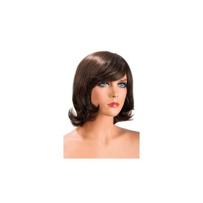 Perruque Femme Longue Blonde Foncé Mèches Claires - 60 Cm - Synthétique Bouclé - Bonnet Large - Neuf Avec étiquettes
