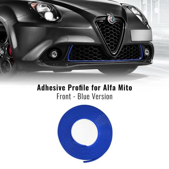 Profil Adhésif - Alfa Romeo - Mito - Bleu - 2 Serviettes 'Easy Cleaner Profil Adhésif - Alfa Romeo - Mito - Bleu - 2 Serviettes 'Easy Cleaner