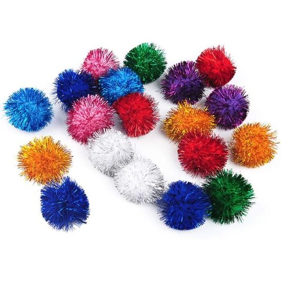 Pompons Vert Foncé 2 Pouces – 20 Pièces Pour Artisanat, Loisirs Créatifs, Uxcell