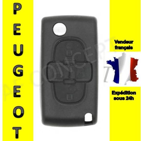 Coque De Télécommande Plip Pour Peugeot Bipper, Partner, Expert, Tepee - Réf CPF-030, Neuve !