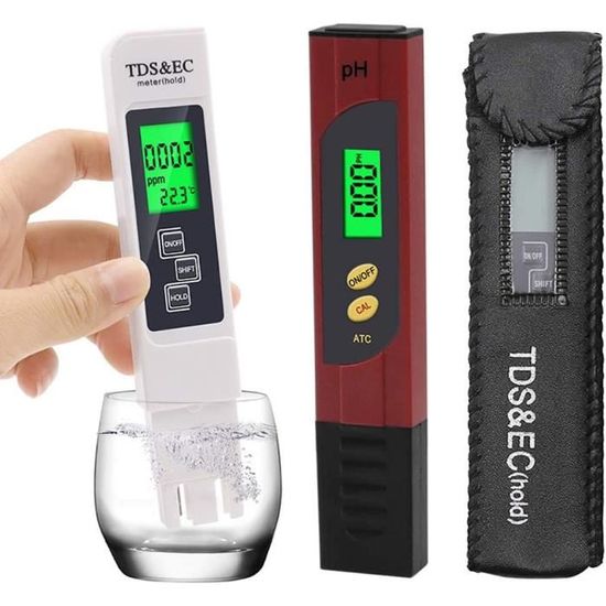 Testeur D’eau Numérique – Mesure 0-9990 PPM – Stylo Détecteur De Dureté – Pour Eau Potable, Piscines, Aquariums