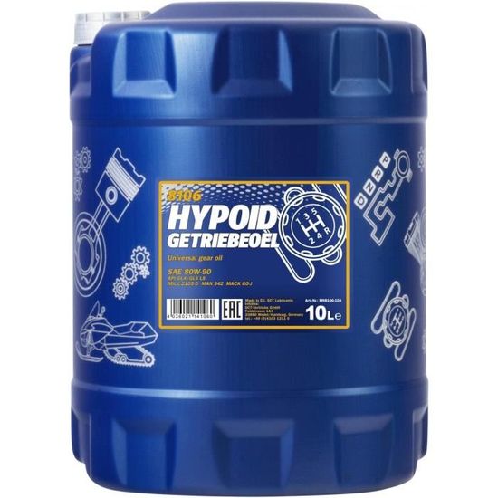 Hypoid Getriebeoel 80 W 90 4/gl/5 Ls 10 L