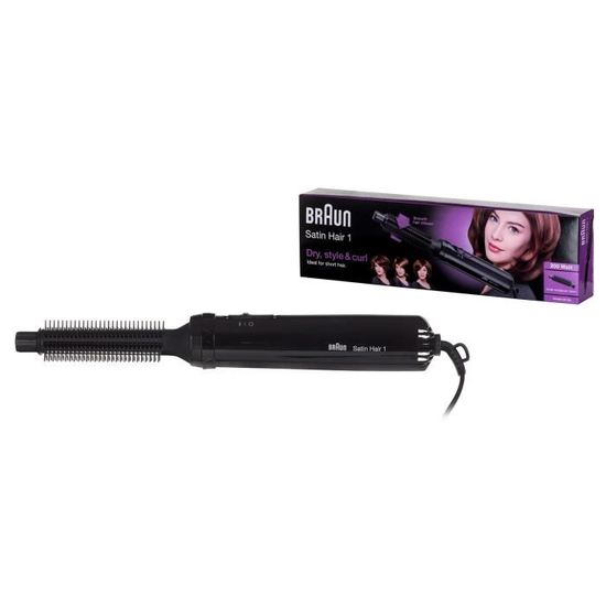 Brosse à air chaud BRAUN Satin Hair AS 110 Noir Ioniseur