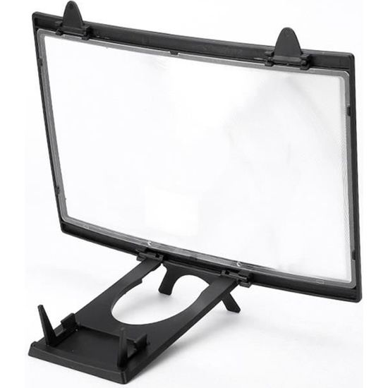 Loupe D'écran 14 Pouces Pour Smartphone | Agrandisseur Pliable Portable, Effet 3D | Pour Regarder Films, Vidéos Plus Confortablement