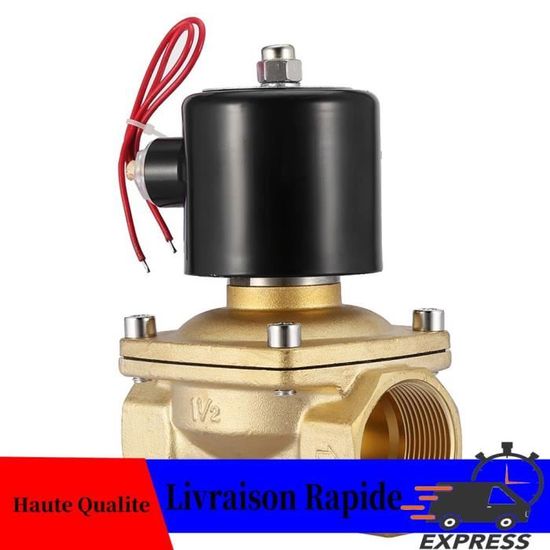 Électrovanne 3/4" AC 220V N/C Plastique - Vanne Électrique Normalement Fermée Pour Sorbetière Et Automatismes