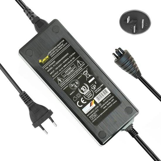 Pour Kalkhoff Agattu i330, Vélo Électrique Chargeur 36V 3A 4053846449140