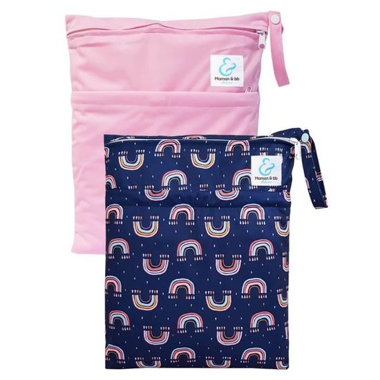 Lot 2 Sacs imperm ables pour couches lavables 2 poches Vice