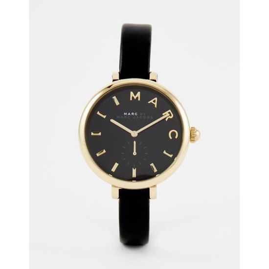 Montre Marc Jacobs MJ1416 Cuir Analogique Chic Noir