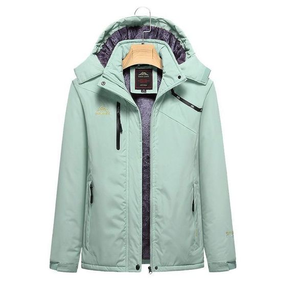 WULFUL Veste De Ski Imperméable Et Coupe-vent Pour Femme Avec