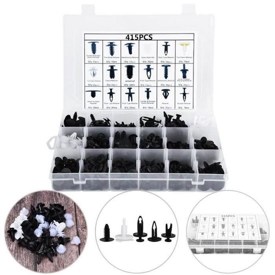 SURENHAP 51418224768 100Pcs Clips Retenue Rivets de Fixation Intérieur Panneau de Porte Avant Arrière pour Mini auto garniture - Auto