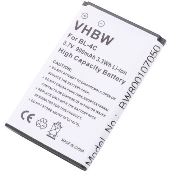 Vhbw Batterie remplacement pour Doro DBC800A, DBC800B, DBC800D, DBP