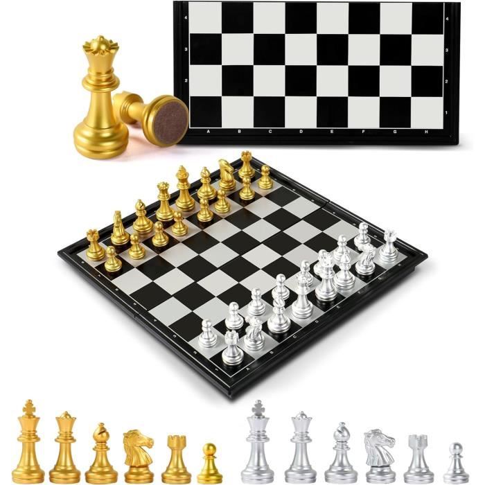 Achetez Jeu d'échecs Magnétiques pliable 38cm - Jeux Traditionnels - Loisirs Nouveaux - Monsieur Dé Achetez Jeu d'échecs Magnétiques pliable 38cm - Jeux Traditionnels - Loisirs Nouveaux - Monsieur Dé