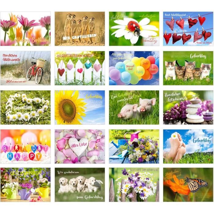 Carte Anniversaire Stitch Edition Seidel Lot De 20 Cartes D'anniversaire Exclusives De Qualitu00e9 Carte Anniversaire Xl