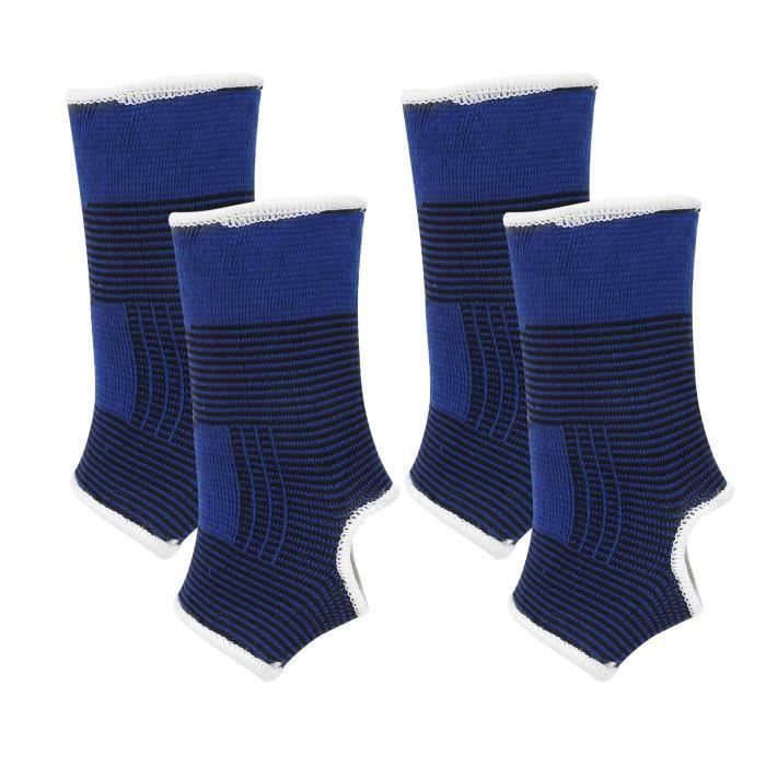 Protège-Chevilles Football Noirs - Paire Grande Taille - Protection Cheville Sport - Marque Sunbird