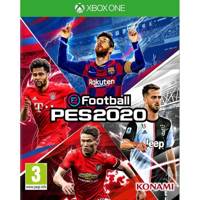 Konami Efootball Pes 2020 Jeu Xbox One
