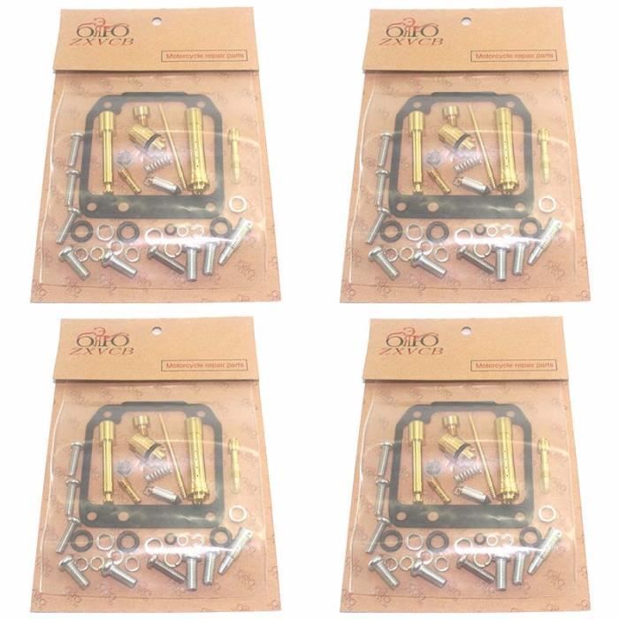 Pièces Détachées Moto Vintage Kit Réparation Carburateur Moto CBR1000F - 4 Ensembles Joints Aiguille Flottante 1987-1991 Pièces Carburateur Honda CBR 1000 F