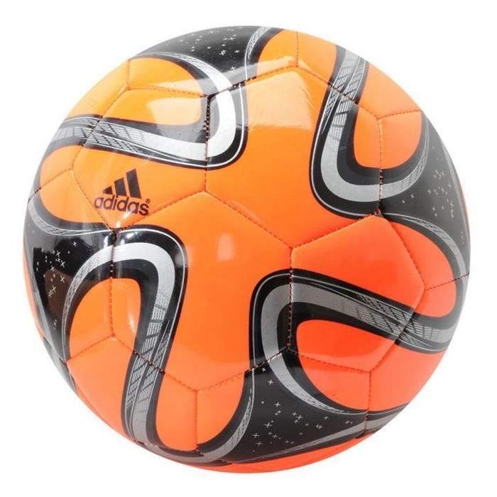Ballon Brazuca Adidas Glider T5 Orange et Noir Coupe Du Monde de Football Brésil 2014