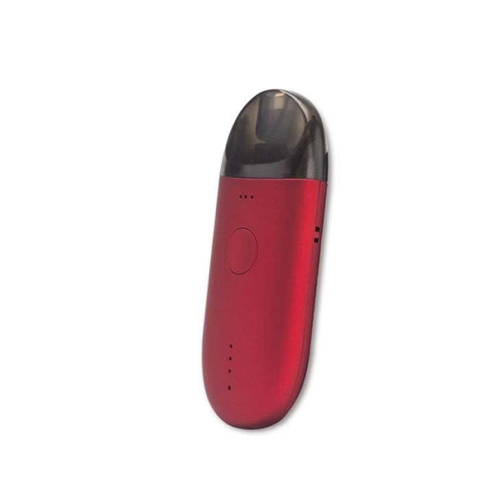 Kit de démarrage tout en une batterie 600mah de capacité 2ml Vape pour le vaporisateur de cigarette électronique-Rouge