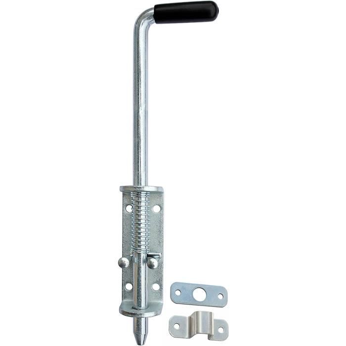 Verrou à Ressort Porte Loquet Boulon Serrure Pêne 420/14 MM Levier Sélecteur au Plancher
