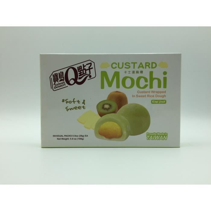 Mochi à la crème saveur kiwi 168G