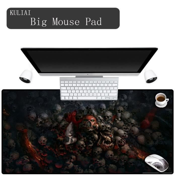 XGZ Warhammer 40k précision couture caoutchouc antidérapant tapis de souris jeu ordinateur port - Modèle: 400X900X3MM - SZSBDD02570