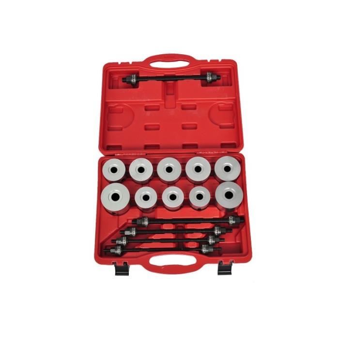 Kit de montage de silentbloc, roulements et rotules, 27 pièces