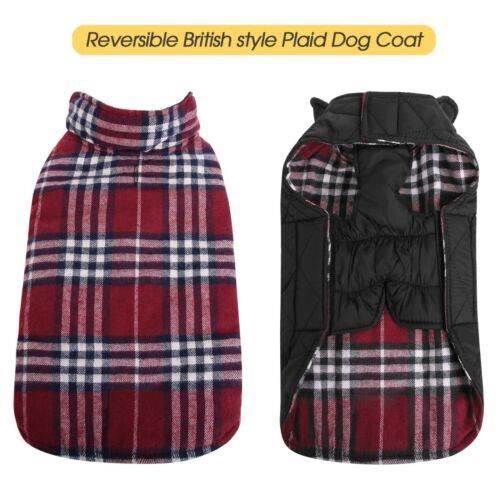 Manteau Blouson,Vêtements d'hiver chauds pour chiens Vêtements pour chiens Chihuahua, vêtements à capuche pour - Type Rouge-M