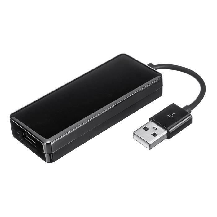 TEMPSA USB Carplay Dongle Link Intelligent Pr iPhone Android Auto Voiture Navigation Player NOIR