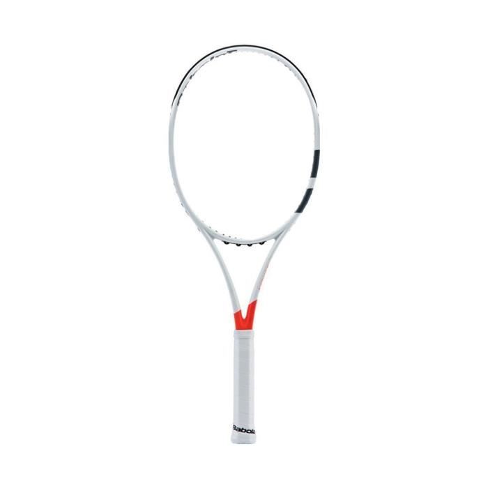 Babolat Pure Strike 16-19 U Raquette de Tennis, Homme, Homme, 101282_3, Blanc-Rouge, 3