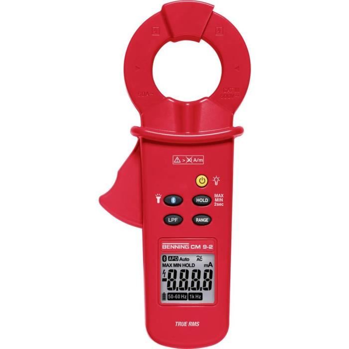 Pince ampèremétrique Benning CM 9-2 044685 numérique enregistreur de données CAT IV 300 V Affichage (nombre de points):