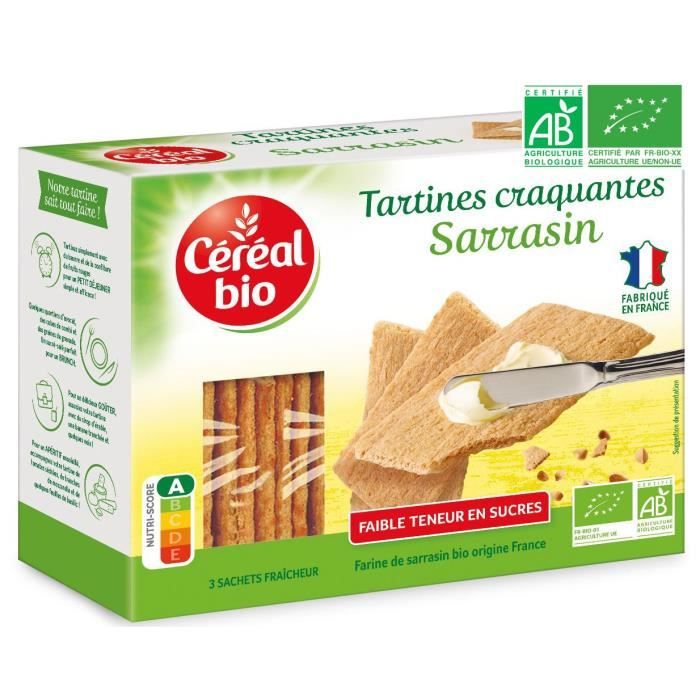 CEREAL BIO Tartine craquante au sarrasin Bio - 145 g
