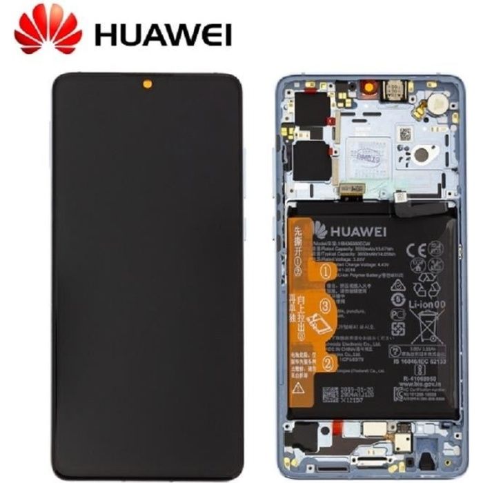 Ecran Complet Nacré Huawei P30 (Service Pack)
