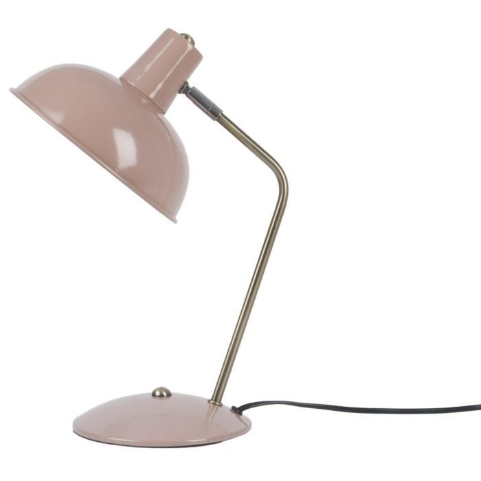 Lampe en métal à poser Hood Vieux rose Vieux Rose