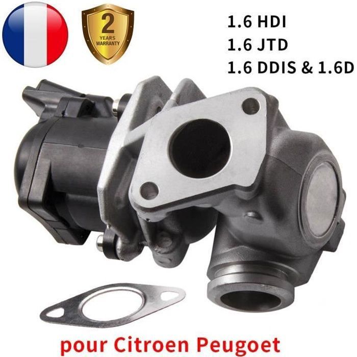 MAXPEEDINGRODS Vanne EGR pour PEUGEOT Citroen Jumpy 207 307 308 407 1.6 HDi 9HY/9HV/9HR 161859