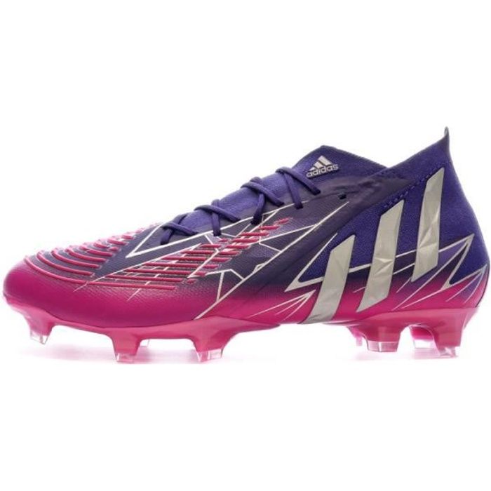 Chaussures de foot Rose/Violet Adidas Predator Edge.1 FG