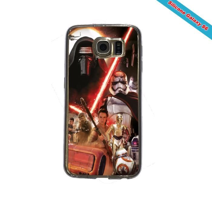Accessoire Telephone / Coque Telephone - Bumper Telephone / Coque Telephone - Bumper Telephone - Coque Silicone Galaxy S6 Fan de