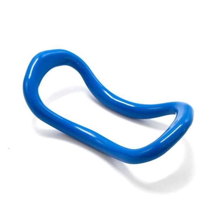 1pc Yoga anneau Pilates anneau Petit corps conception de l'arc elliptique - Bleu