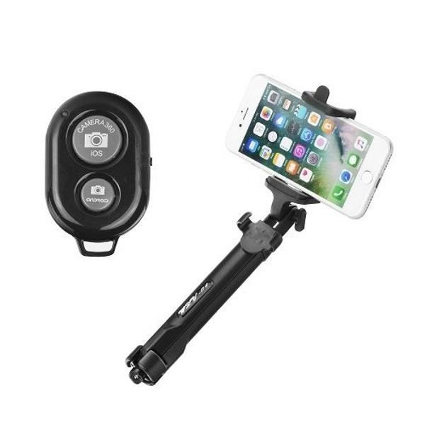 Perche selfie trepied bluetooth ozzzo noir pour samsung b7350 omnia pro 4