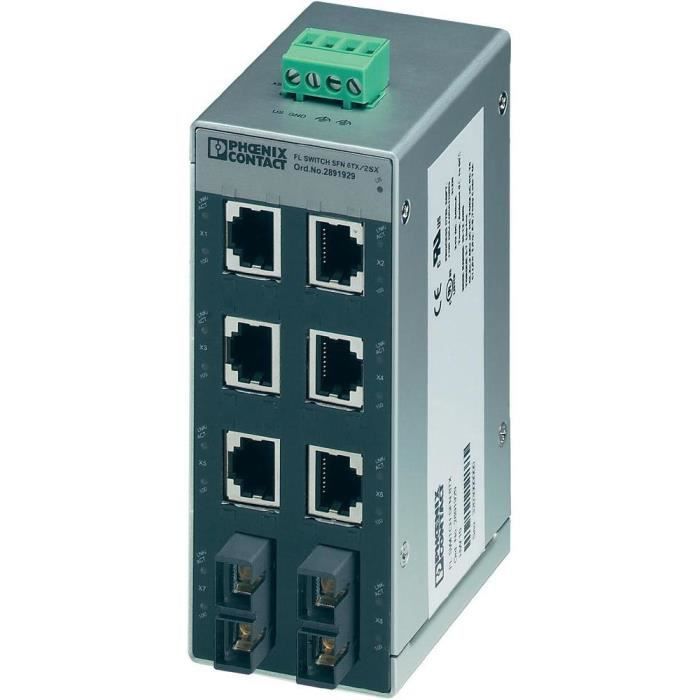 Switch Ethernet 6 ports TP-RJ45 Phoenix Contact…