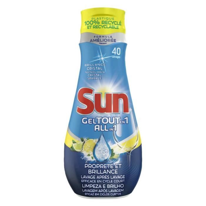 SUN Gel Tout en 1 Citron - 40 lavages - 700 ml