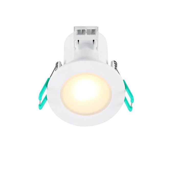 SYLVANIA Lot de 3 spots LED encastrables de salle de bain - 6,5 W - 540 lm - IP65 - 3000 K