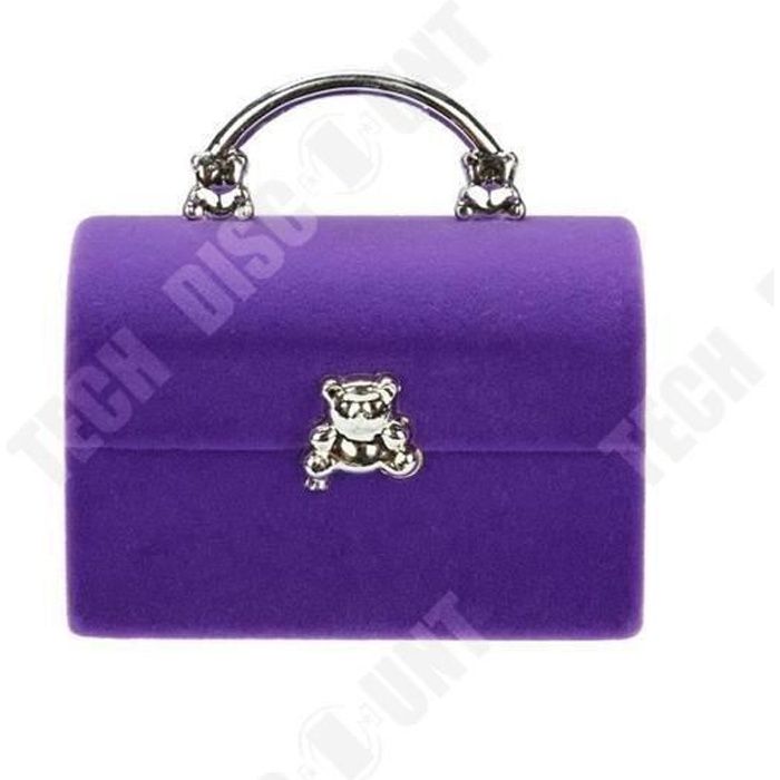 TD® Boîte à Bijoux - luxe Carré Boîte Cadeau Femmes-  Boucles Bagues Packaging Display  Touche de Glamour, Originalité Conservation