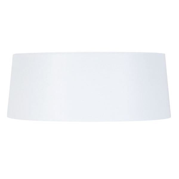 TOSEL Abat - Jour 1 lumière - luminaire intérieur - tissu blanc - Style urbain - H25cm L60cm P50cm