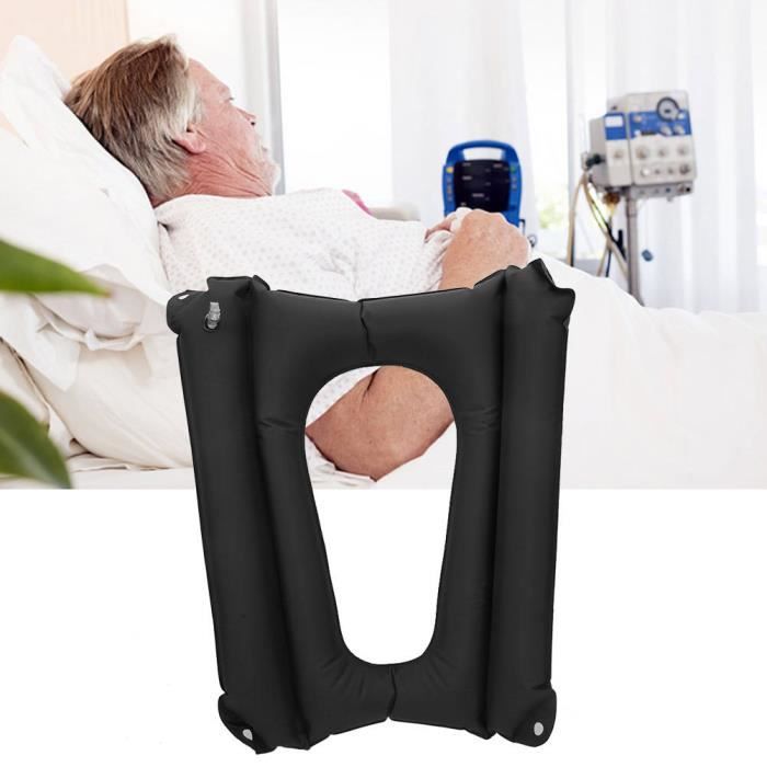 VINGVO coussin anti-escarres Tapis de coussin d'assise lavable et lavable gonflable de coussin de siège de toilette anti-escarres