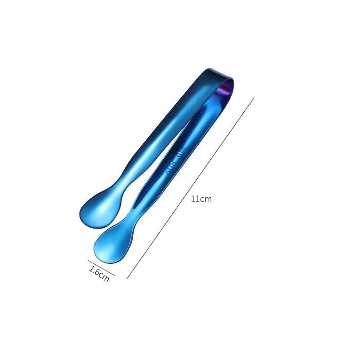Lot De 2 Pinces à Glaçons En Acier Inoxydable 18 Cm - Pour Maison, Bar, Restaurant, Facile à Utiliser Et Lave-vaisselle Safe
