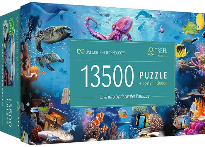 Puzzle Trefl 13500 éléments Plongez dans le paradis sous-marin