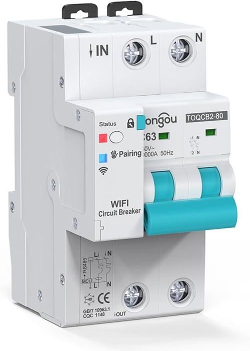 Lot de 4 disjoncteurs intelligents WiFi, Contrôle à distance par — free download