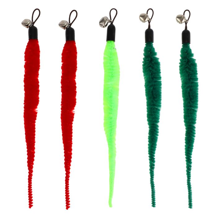 Meilleurs prix pour Jouet animal X AUTOHAUX Jouet de chat Jeu Interactif Forme Chenilles Peluche plume chat pour Animaux de Compagnie 5Pcs