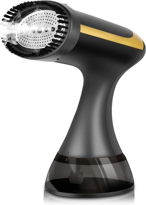 Défroisseur Vapeur, 1500W Défroisseur Vapeur Portable, Defroisseur Vapeur Vertical avec Réservoir d'eau de 300ml, Réchauffage Rapide en 20s, Fer à
